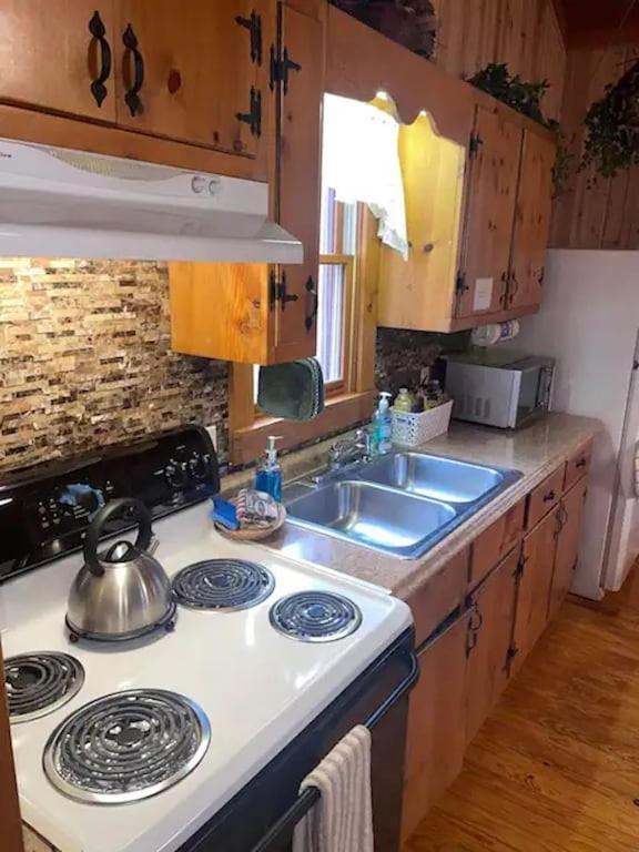 Cozy Cabin: River View With Hot Tub 달로네가 외부 사진