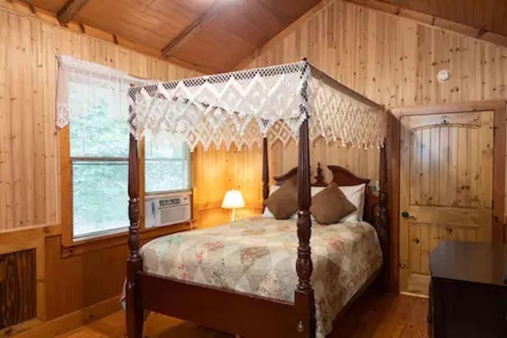 Cozy Cabin: River View With Hot Tub 달로네가 외부 사진